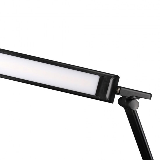 Lampa Unilux Led Novy, Pliabila, Compacta Si Practica, Tehnologie Led De Ultima Generatie, Culoare Negru