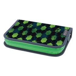 Penar Neechipat Cu 1 Clapa, Fermoar Ascuns, Interior Textil, Dimensiune 13.5 X 19.5 X 3 Cm, Motiv Fotbal  ( Cod Alternativ 9496750 )