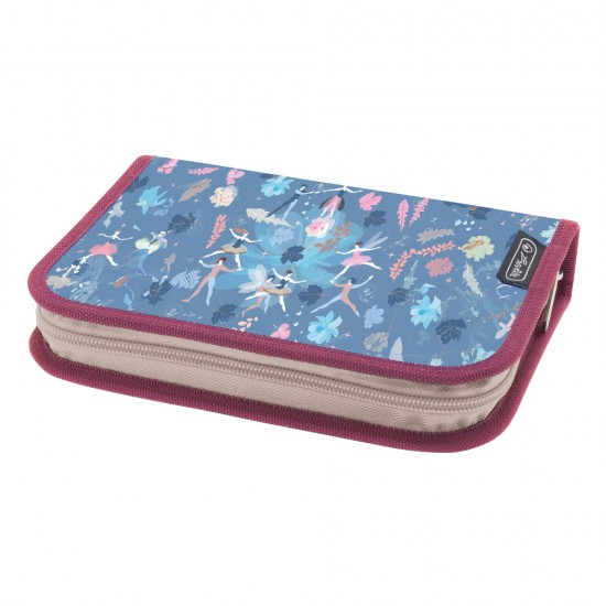 Penar Echipat 16 Piese, Include Articole De Coloriaj, Articole Pentru Scris Si Sters, Fermoar Ascuns, Interior Textil, Dimensiune 13.5 X 19.5 X 3.5 Cm, Motiv Fairy Tale