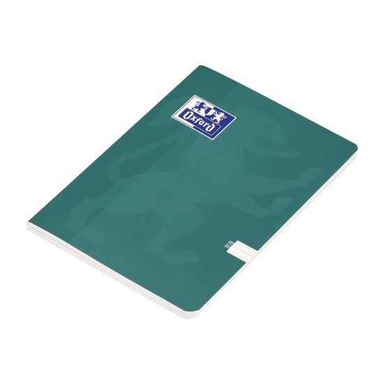 Caiet Oxford A5 48 File, Hartie Optik 80g/mp, Pefc, Coperta Plastifiata Flexibila Soft Touch, Margini Liniate, Colturi Rotunjite, Dictando, Motiv Touch Trend