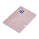 Caiet Oxford A4 60 File, Hartie Optik 80g/mp, Pefc, Coperta Plastifiata Flexibila Soft Touch, Margini Liniate, Colturi Rotunjite, Patratele, Motiv Touch Pastel