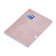 Caiet Oxford A4 60 File, Hartie Optik 80g/mp, Pefc, Coperta Plastifiata Flexibila Soft Touch, Margini Liniate, Colturi Rotunjite, Dictando, Motiv Touch Pastel