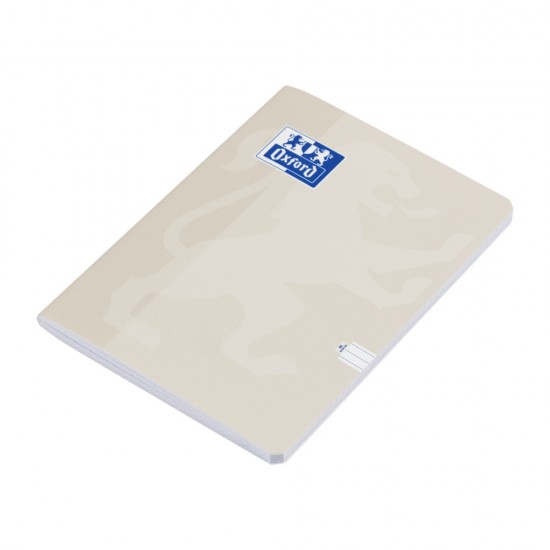 Caiet Oxford A4 60 File, Hartie Optik 80g/mp, Pefc, Coperta Plastifiata Flexibila Soft Touch, Margini Liniate, Colturi Rotunjite, Dictando, Motiv Touch Pastel