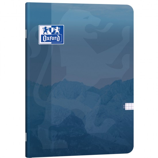 Caiet Oxford A4 80 File, Hartie Optik 80g/mp, Pefc, Coperta Plastifiata Flexibila Soft Touch, Margini Liniate, Colturi Rotunjite, Patratele, Motiv Teenager