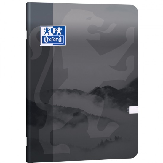 Caiet Oxford A4 80 File, Hartie Optik 80g/mp, Pefc, Coperta Plastifiata Flexibila Soft Touch, Margini Liniate, Colturi Rotunjite, Dictando, Motiv Teenager
