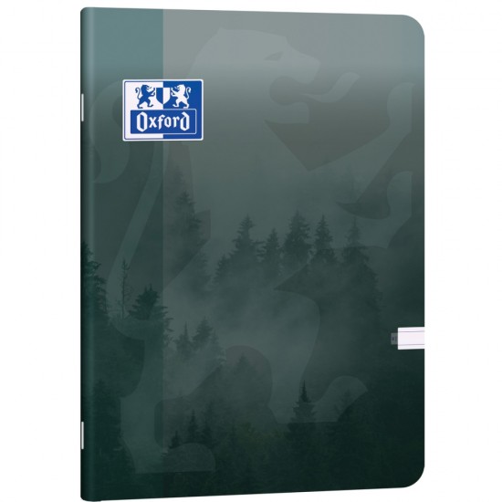 Caiet Oxford A4 80 File, Hartie Optik 80g/mp, Pefc, Coperta Plastifiata Flexibila Soft Touch, Margini Liniate, Colturi Rotunjite, Dictando, Motiv Teenager