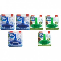 Pachet Promo: 3x Sano Bon Parfum Oceanic Colorant Albastru 55g + 3x Sano Bon Parfum De Pin Colorant Verde 55g