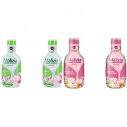 Pachet Promo: 2x Spumant De Baie Maliziacu Aloe & Magnolia 1l + 2x Spumant De Baie Malizia Cu Fiori Di Lotto 1l
