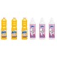 Pachet Promo: 3x Solutie Pardoseli Asevi 1l Ceara + 3x Asevi Odorizant Lichid 24h Wc Chicle, 200ml