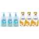 Pachet Promo: 3x Sapun Lichid Malizia  Muschio Bianco 300 Ml + 3x Spumant De Baie Malizia Cu Miere Si Ghimbir 1l