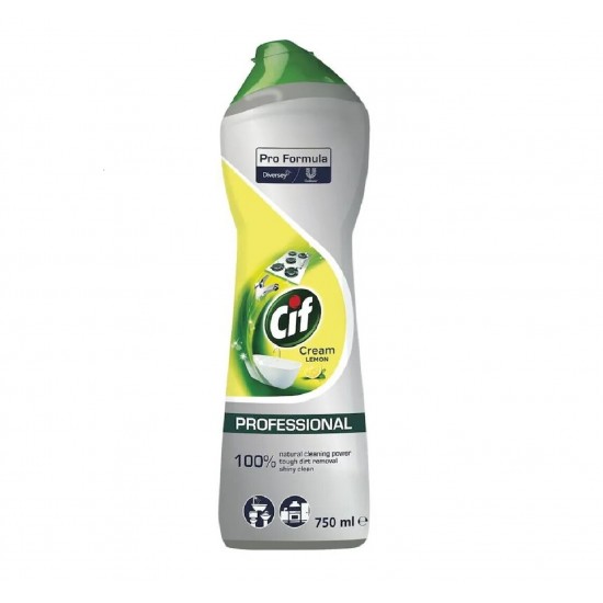 Pachet Promo: 3x Cif Professional Lemon 750 Ml + 3x Cif Cream Original 300 Ml