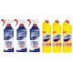 Pachet Promo: 3x Domestos Spray Spuma Baie Briza Marii 435 Ml + 3x Domestos Citrus 750 Ml