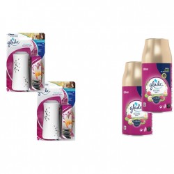 Pachet Promo: 2x Odorizant Glade Microspray & Rezerva Relaxing Zen 10ml + 2x Glade Odorizant Spray Rezerva Relaxing Zen 269ml