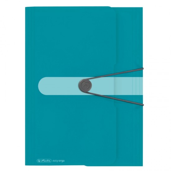 Dosar Mapa A4 Pp Eogt, Buton Cu Elastic, Turquoise