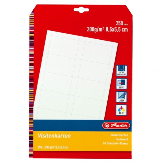 Carti Vizita Preformatate 250buc 10/c