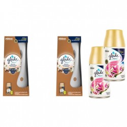 Pachet Promo: 2x Odorizant De Camera Glade Aparat & Rezerva Sandalwood & Jasmine 269ml + 2x Glade Odorizant Spray Rezerva Floral Blossom 269ml