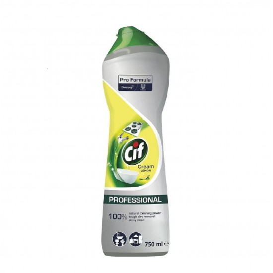 Pachet Promo: 2x Cif Professional Lemon 750 Ml + 2x Cif Spray Candeggina Lamaie 650 Ml