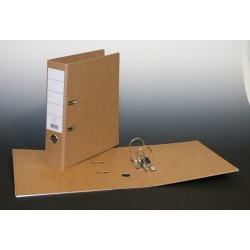 Biblioraft A4, Margine Metalica, 80mm, Aurora - Carton Reciclat