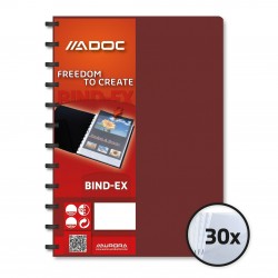 Dosar De Prezentare Cu 30 Folii Aurora Adoc - Coperta Bordeaux