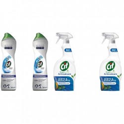 Pachet Promo: 3x Cif Professional Original 750 Ml + 3x Cif Spray Otet Si Eucalipt 650 Ml
