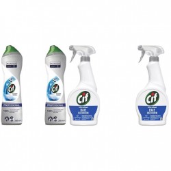 Pachet Promo: 2x Cif Professional Original 750 Ml + 2x Cif Spray Baie 500 Ml