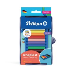 Plastilina Creaplast Set 10 + Tavita Kreativfabrik