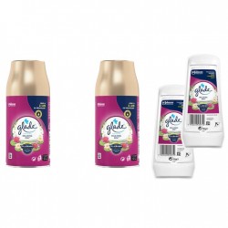 Pachet Promo: 2x Glade Odorizant Spray Rezerva Relaxing Zen 269ml + 2x Gel Odorizant Glade Relaxing Zen 150 G