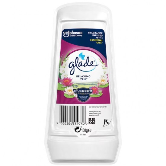Pachet Promo: 2x Gel Odorizant Glade Relaxing Zen 150 G + 2x Gel Odorizant Glade Lavanda 150 G