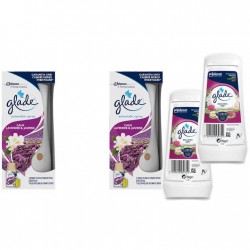 Pachet Promo: 2x Gel Odorizant Glade Relaxing Zen 150 G +  2x Odorizant De Camera Glade Aparat & Rezerva Lavander & Jasmine 269ml