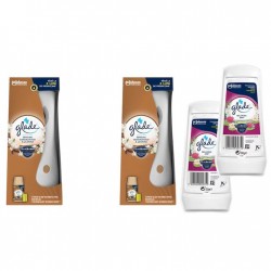 Pachet Promo: 2x Gel Odorizant Glade Relaxing Zen 150 G + 2x Odorizant De Camera Glade Aparat & Rezerva Sandalwood & Jasmine 269ml