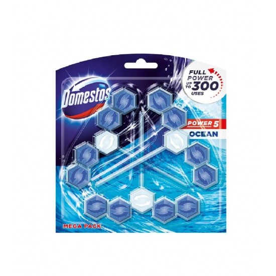 Pachet Promo: 3x Domestos Power 5 Ocean 55 G + 3x Domestos Power 5 Ocean 3 X 55 G