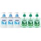 Pachet Promo: 3x Sapun Lichid Malizia  Crema De Lapte 300 Ml + 3x Sapun Lichid Malizia  Ceai Verde Si Menta 300 Ml