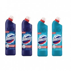 Pachet Promo: 2x Domestos Original 750 Ml + 2x Domestos Atlantic 750 Ml