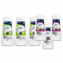 Pachet Promo: 3x Gel Odorizant Glade Lacrimioare 150 G + 3x Gel Odorizant Glade Relaxing Zen 150 G