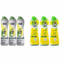 Pachet Promo: 3x Cif Professional Lemon 750 Ml + 3x Cif Cream Lemon 300 Ml