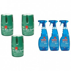 Pachet Promo: 3x Sano Green 150g + 3x Sano Clear Blue 1l
