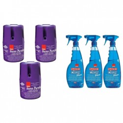 Pachet Promo: 3x Sano Purple 150g + 3x Sano Clear Blue 1l