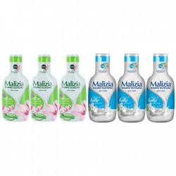 Pachet Promo: 3x Spumant De Baie Malizia Cu Aloe & Magnolia 1l + 3x Spumant De Baie Malizia Milk Cream 1l