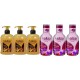 Pachet Promo: 3x Sapun Lichid Malizia Vanilie Si Argan 300 Ml + 3x Spumant De Baie Malizia Cu Goji Si Flori De Goji 1l