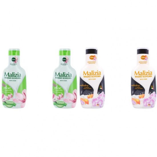 Pachet Promo: 2x Spumant De Baie Maliziacu Aloe & Magnolia 1l + 2x Spumant De Baie Malizia Orhidea & Ambra 1l