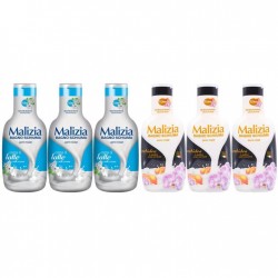 Pachet Promo: 3x Spumant De Baie Malizia Milk Cream  1l + 3x Spumant De Baie Malizia Orhidea & Ambra 1l