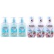 Pachet Promo: 3x Sapun Lichid Malizia  Muschio Bianco 300 Ml + 3x Spumant De Baie Malizia Cu  Latte Di Cocco1l