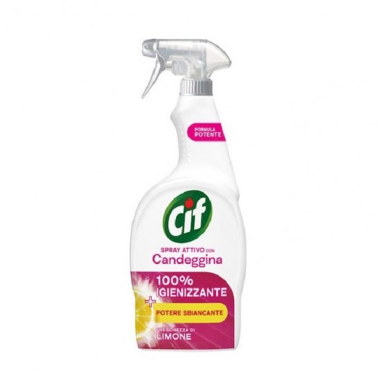 Pachet Promo: 2x Solutie Cif Cream Lemon 500 Ml + 2x Cif Spray Candeggina Lamaie 650 Ml