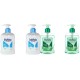 Pachet Promo: 2x Sapun Lichid Malizia  Crema De Lapte 300 Ml + 2x Sapun Lichid Malizia Ceai Verde Si Menta 300 Ml