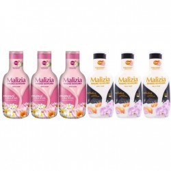 Pachet Promo: 3x Spumant De Baie Malizia Cu Fiori Di Lotto 1l + 3x Spumant De Baie Malizia Orhidea & Ambra 1l