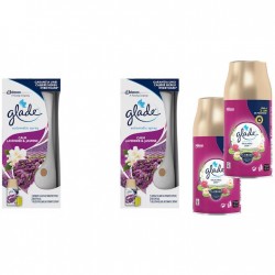 Pachet Promo: 2x Odorizant De Camera Glade Aparat & Rezerva Lavander & Jasmine 269ml + 2x Glade Odorizant Spray Rezerva Relaxing Zen 269ml