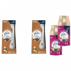 Pachet Promo: 2x Glade Odorizant Spray Rezerva Relaxing Zen 269ml + 2x Odorizant De Camera Glade Aparat & Rezerva Sandalwood & Jasmine 269ml