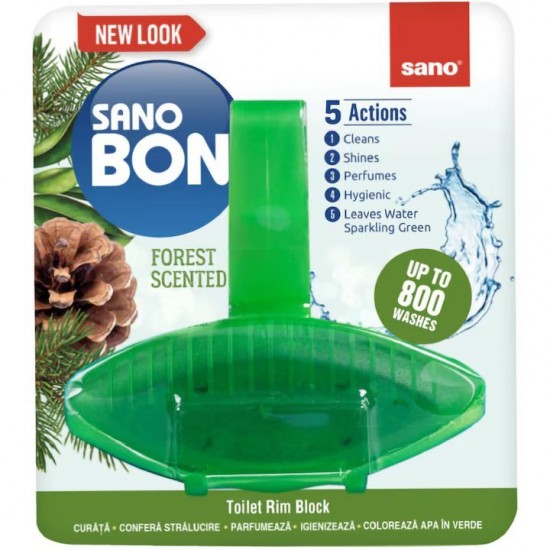 Pachet Promo: 3x Sano Blue 150g + 3x Sano Bon Parfum De Pin Colorant Verde 55g