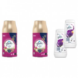 Pachet Promo: 2x Glade Odorizant Spray Rezerva Relaxing Zen 269ml + 2x Gel Odorizant Glade Lavanda 150 G
