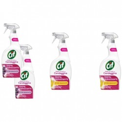 Pachet Promo: 2x Cif Spray Candeggina Lavanda 650 Ml + 2x Cif Spray Candeggina Lamaie 650 Ml